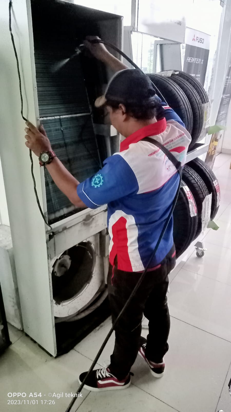 Dokumentasi service AC Semarang CV Rafa Jaya Teknik