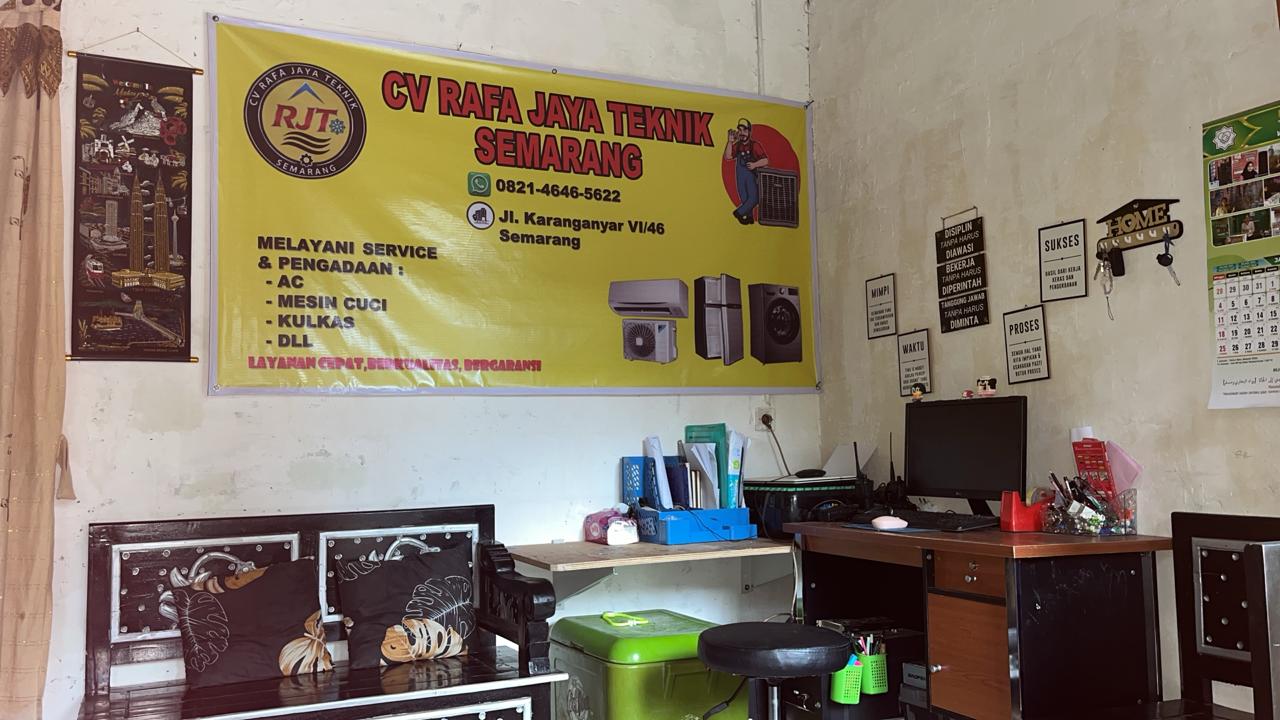 Ruang Kerja CV Rafa Jaya Teknik